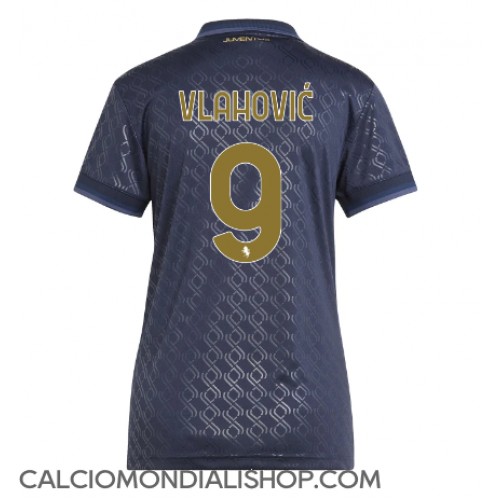 Maglie da calcio Juventus Dusan Vlahovic #9 Terza Maglia Femminile 2024-25 Manica Corta